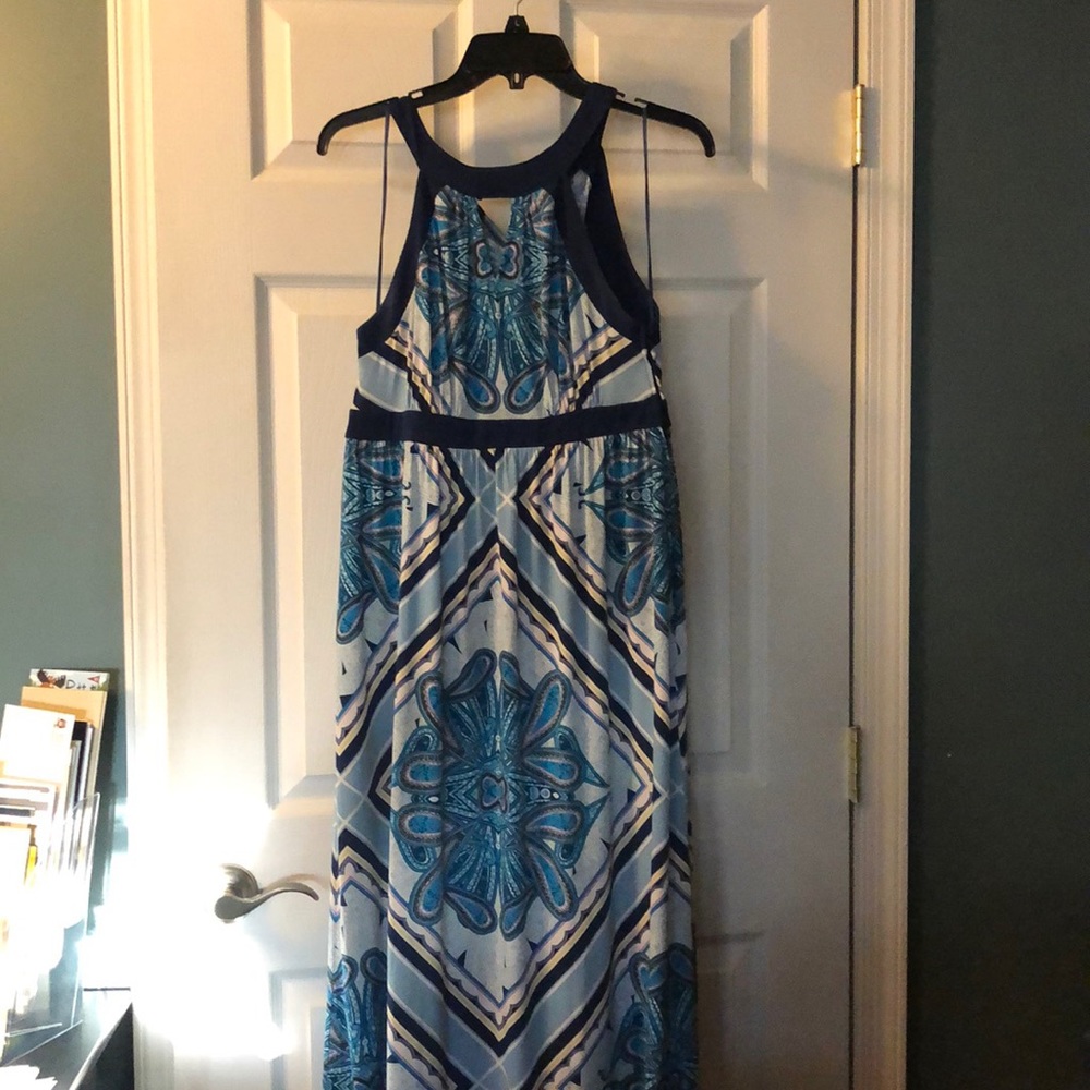 🎉Blue Print Modest Maxi 👗Dress